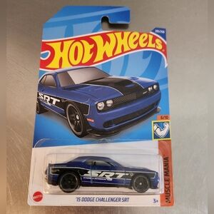 Blue Dodge Challenger SRT Hot Wheels